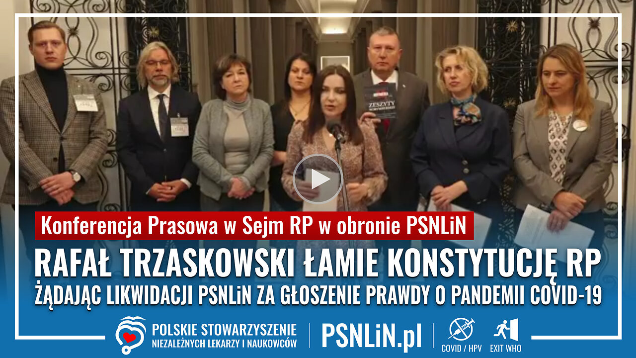 Rafał Trzaskowski łamie konstytucję żądając likwidacji PSNLiN - Konferencja prasowa