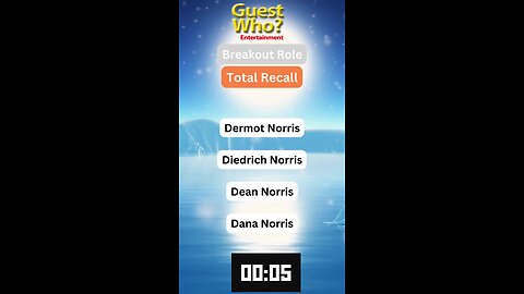 Guest This Actor #275 Like A Quick Quiz? | Total Recall
