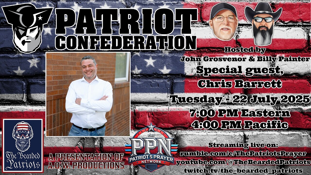 Patriot Confederation - Chris Barrett Interview (July 22, 2025)