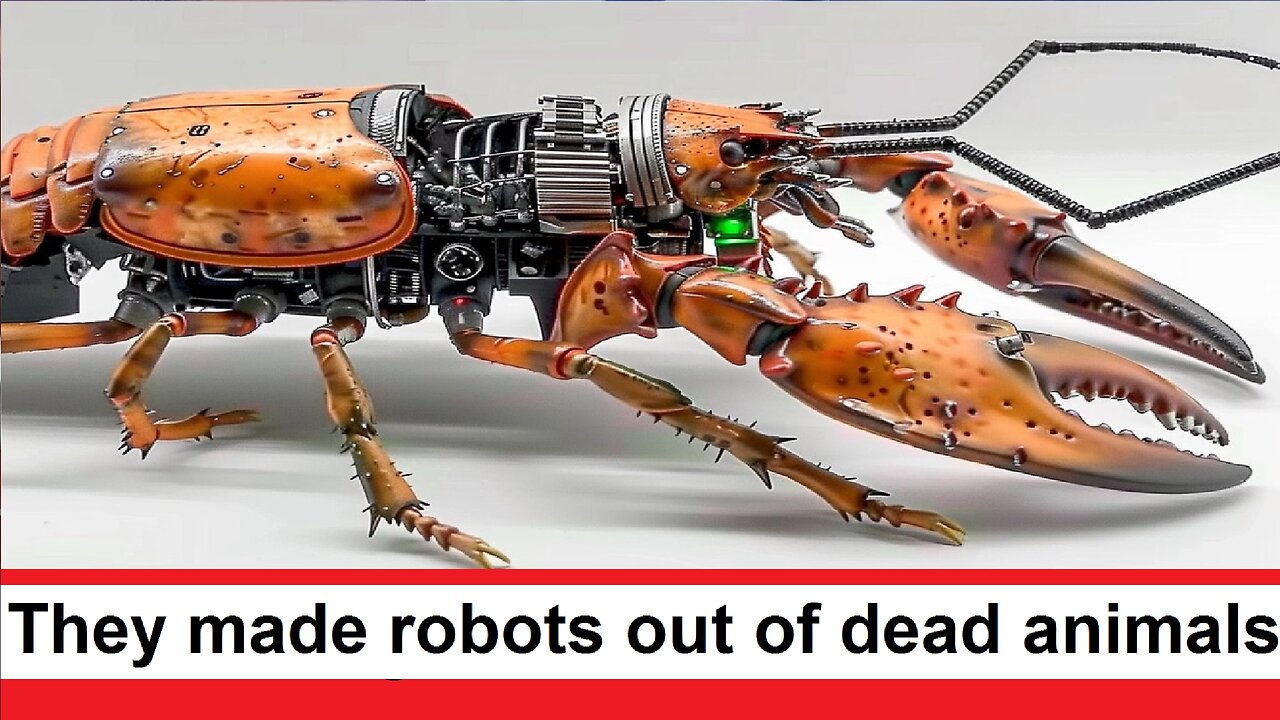 They made robots out of dead animals