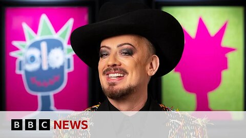 Boy George: 'I've sold loads of Madonna paintings - but I'm not her biggest fan' | BBC News