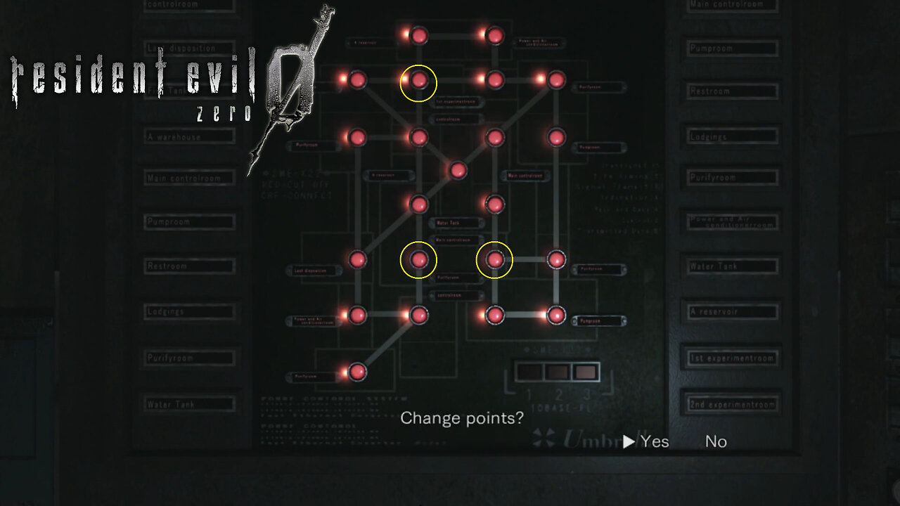 Resident Evil 0 Power Grid Puzzle