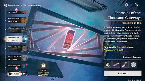 Fantasies of the Thousand Gateways - Wuthering Waves (12 May - 19 May)