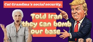 TREASON #Trump told Iran bomb at 1am, cut social security to play war games