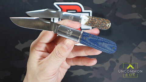 Rosecraft Blades Otter Creek Barlow | Stag & Blue Denim Micarta | RCT020