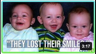 HEARTBREAKING ⚕ TRIPLETS REGRESS INTO AUTISM WITHIN HOURS OF VACCINATION❗