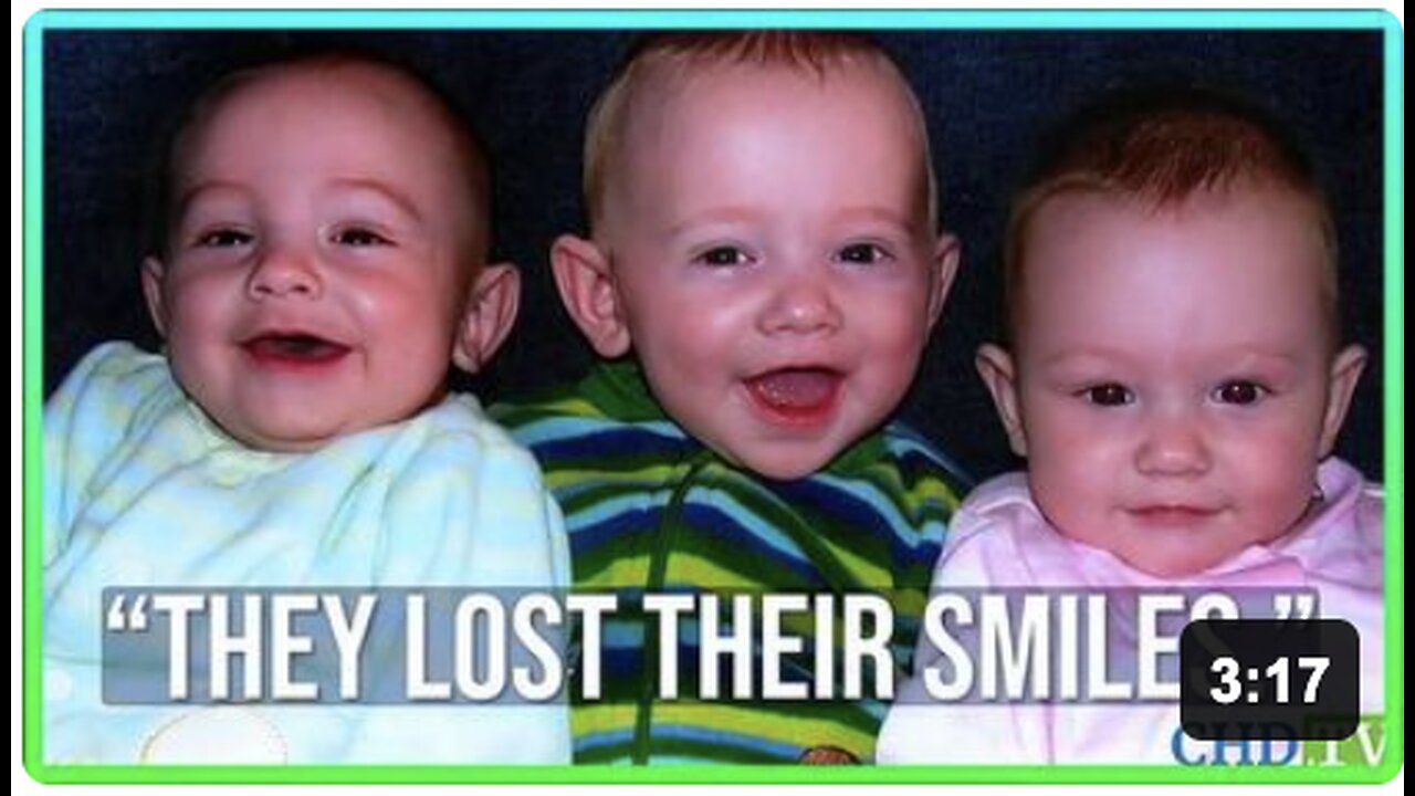 HEARTBREAKING ⚕ TRIPLETS REGRESS INTO AUTISM WITHIN HOURS OF VACCINATION❗