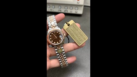 Rolex Datejust 31mm Chocolate, Diamond-set Dial and Everose gold Reference 278271 m278271-0028