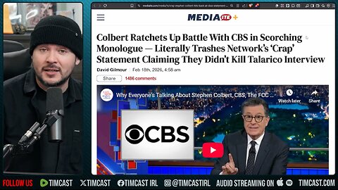 Colbert CAUGHT LYING To Prop Up Democrat In MAJOR SCANDAL | Tim Pool