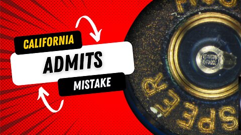California Admits Microstamping doesn't work