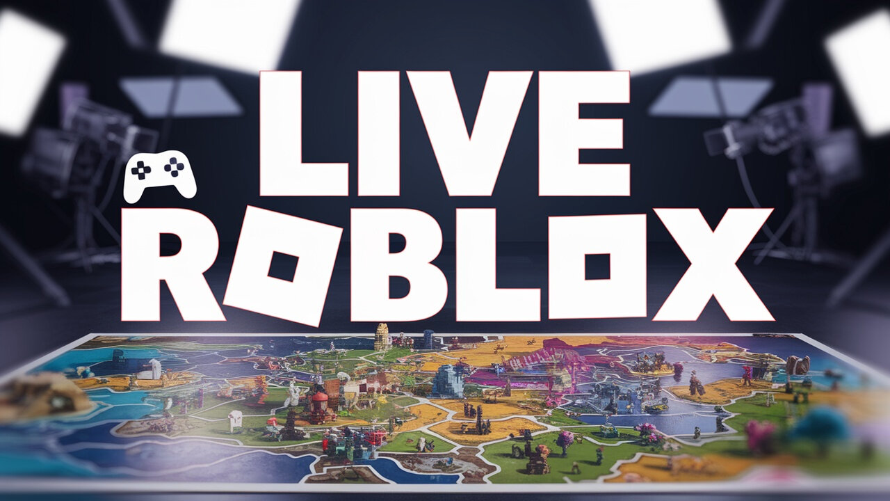Live playing Roblox