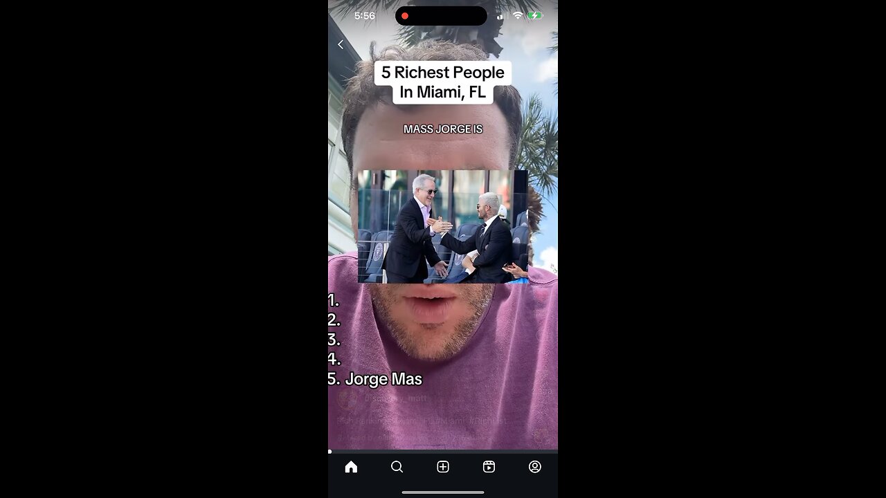 The 5 richest people that live in Miami, Florida. Original content by @discovery_matt Instagram. 6-9