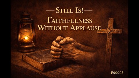 Still Is! – Faithfulness Without Applause · E00003