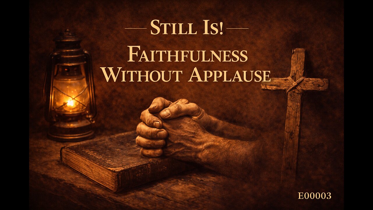 Still Is! – Faithfulness Without Applause · E00003
