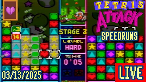 [Tetris Attack Speedruns] TA2025 Training: Now It's Time to Ready the Mind Edition, Doods!