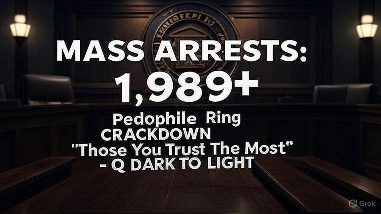 TRUST NO ONE: Mass Pedophile Arrests SWEEP The Nation | 1,989+ in DC Alone | Justice is SERVED