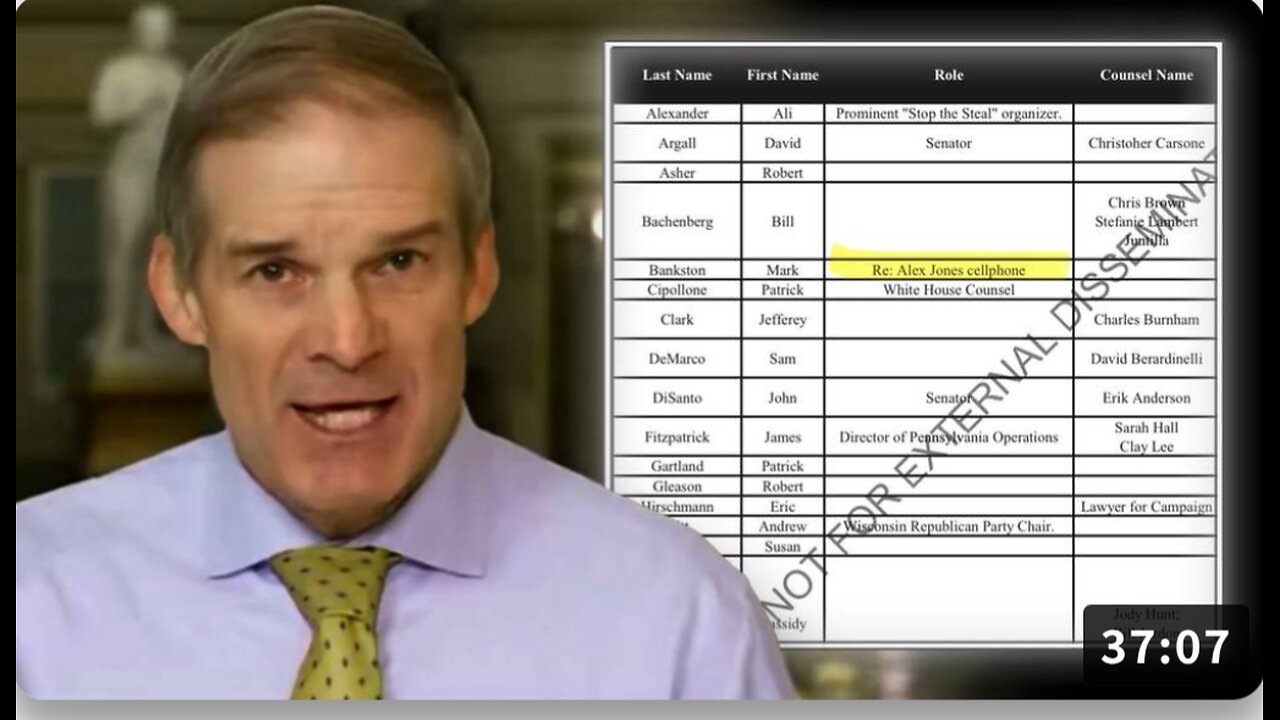 💥Jim Jordan Just Dropped A Hydrogen Bomb On The Deep State!💥