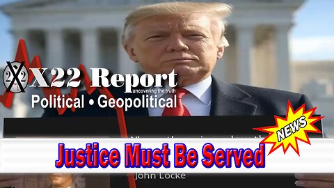 X22 Dave Report - The Senate Is Being Blackmailed By The D's And Rino's, Justice Must Be Served