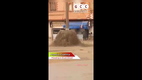 #Algeria #Flood #destruction #anomaly #weather #climatechange