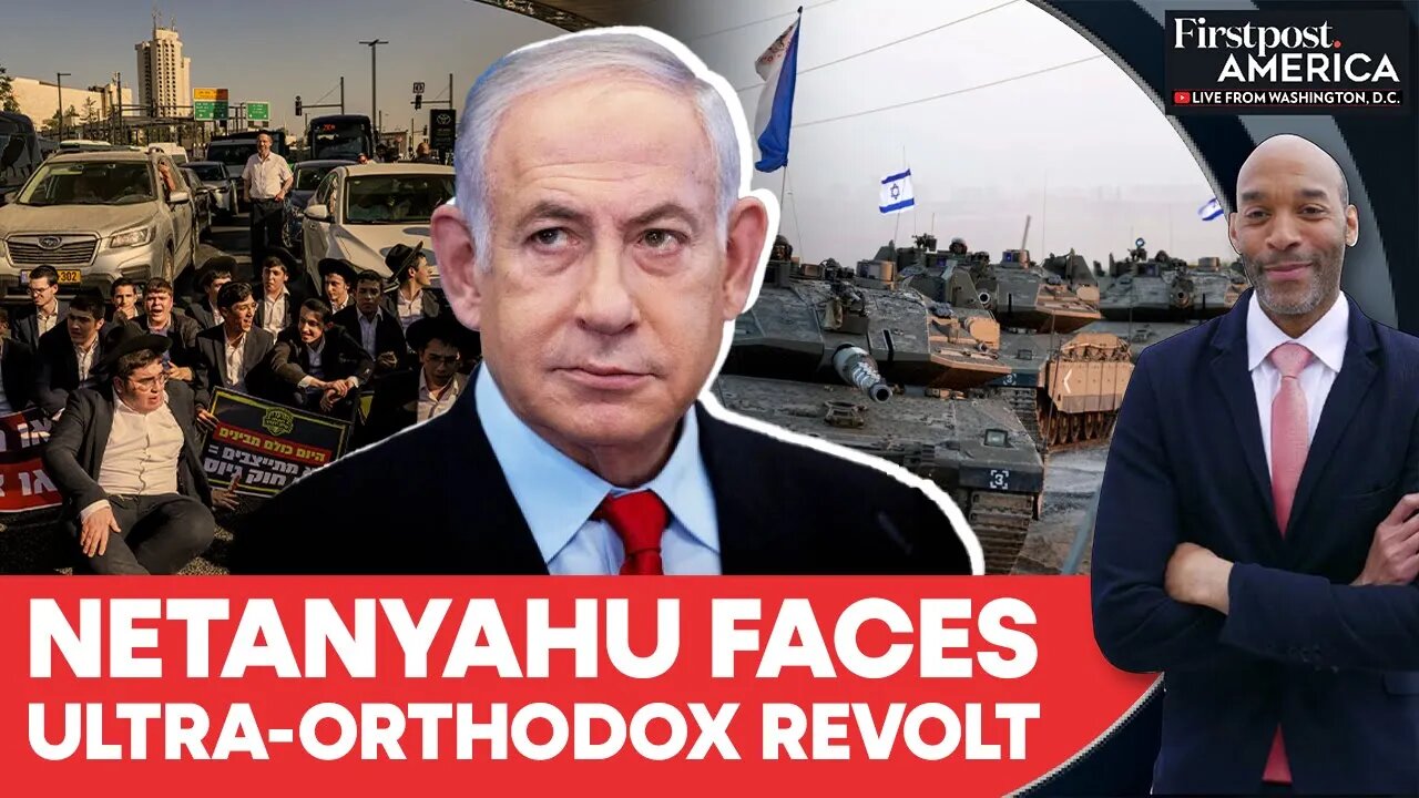 Israel's Ultra-Orthodox Jews Protest Netanyahu's Military Draft in Jerusalem | Firstpost America
