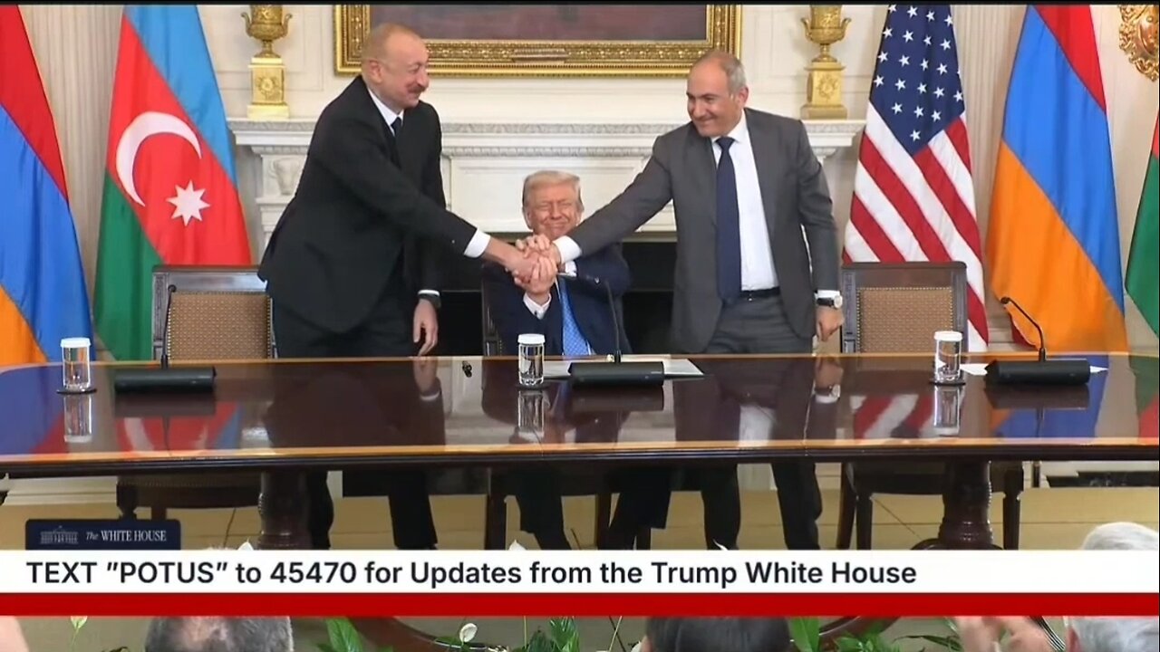 Historic: Armenia and Azerbaijan Sign Peace Deal With Trump At The White House