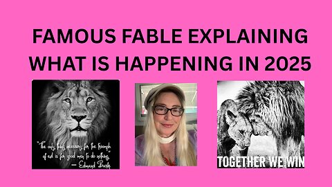 FAMOUS FABLE EXPLAINING WHAT IS HAPPENING NOW!