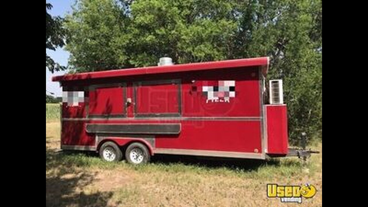 Well Equipped - 2022 22' Mobile Pizza Food Trailer | Concession Trailer for Sale in Texas!