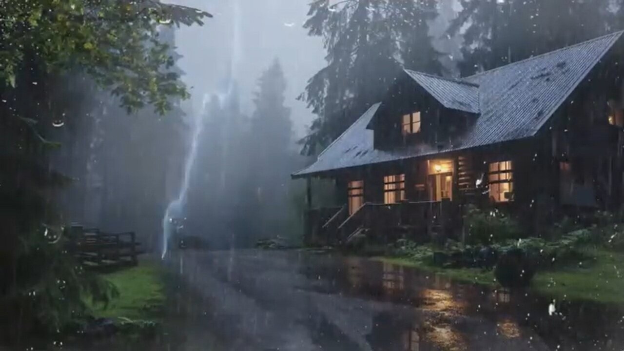 Gentle Night RAIN - Rain Sounds For Sleeping