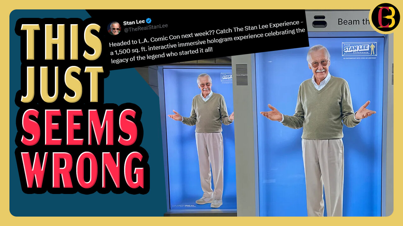 Marvel Defiles Stan Lee with AI Hologram at Comic Cons