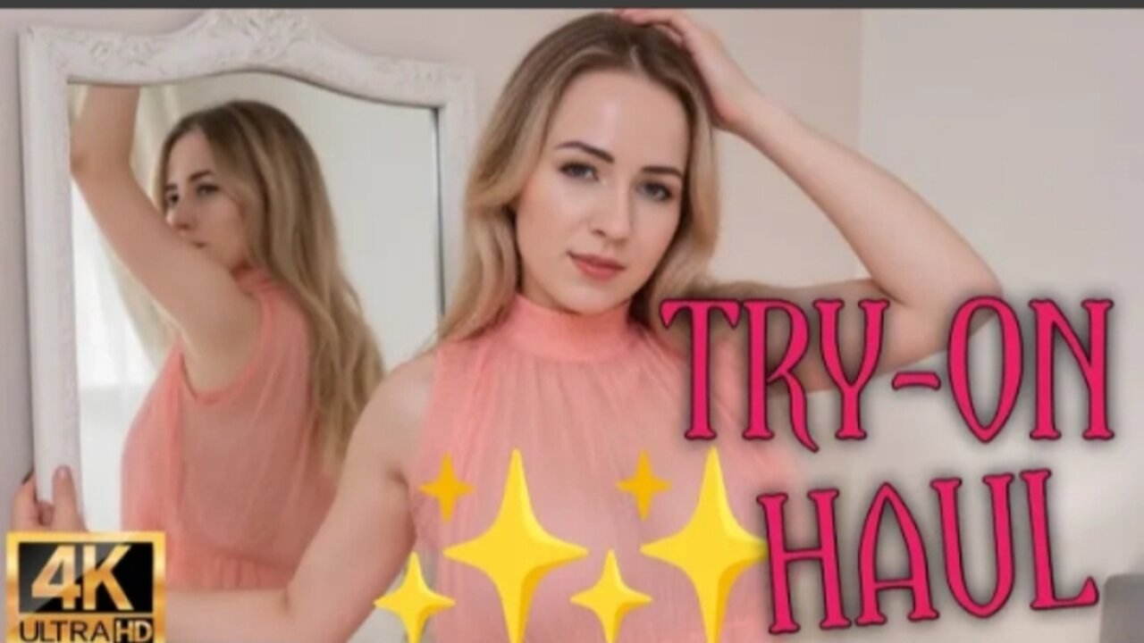4K Transparent Try On Haul: Ready to Clean the House