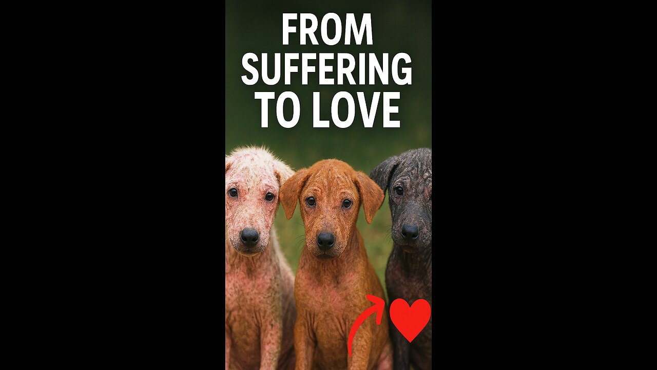 From Suffering to Love: The Rescue That Changed Three Lives 🐾💔➡️💖