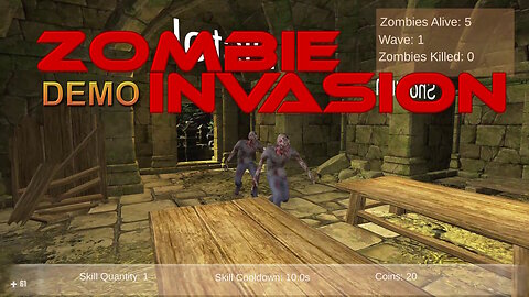 Zombie Invasion Demo Fisrt play