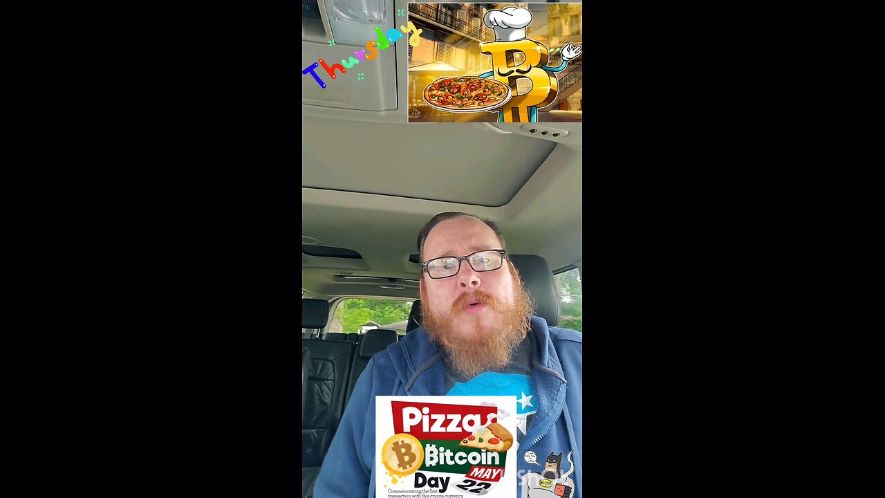 Thursday bitcoin pizza and Gothic people.