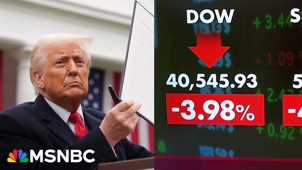 "In the Red": Markets Crash as Trump Stands Firm on Tariffs