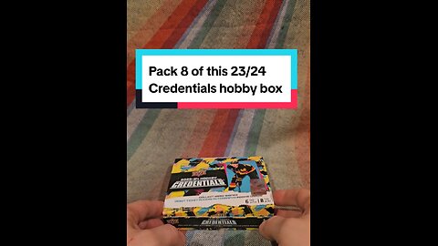 Pack 8 of this 23/24 Credentials hobby box