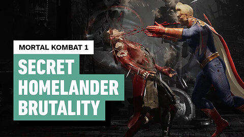 Mortal Kombat 1 - How to Perform Homelander's Secret Brutality (The Boys Ea