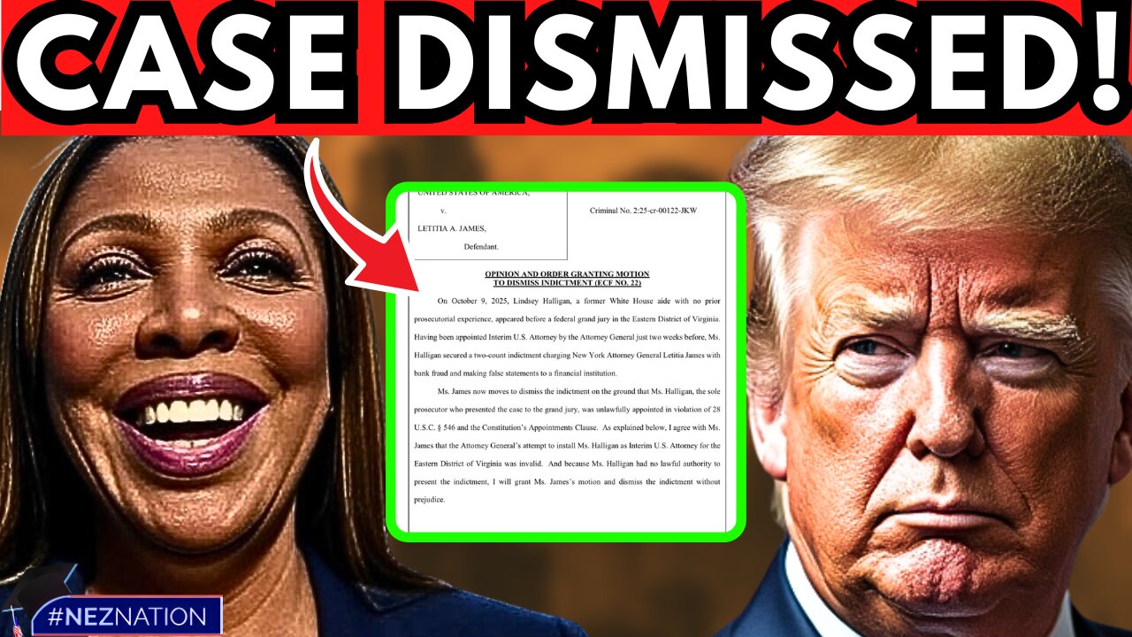 HOW DID THIS HAPPEN?? Let me tell you... Judge DISMISSES Comey & Letitia James Indictments