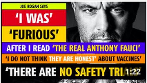 "Joe Rogan Furious at Anthony Fauci"