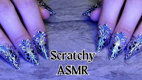 ASMR Gentle Scratching on a Tile with Claws (no talking, no tapping)
