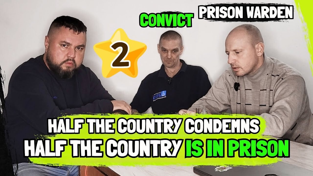 2️⃣ PRISON WARDEN vs CONVICT in captivity in Ukraine 👀 Experimental interview with prisoners Apostol