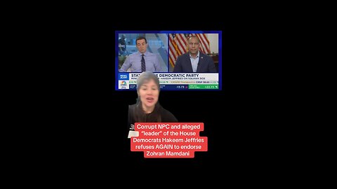 Hakeem Jeffries STILL WON’T ENDORSE ZOHRAN MAMDANI!!!