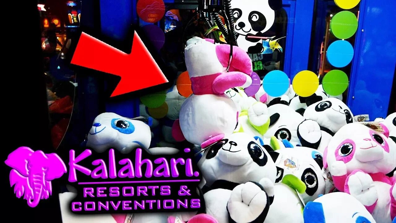 INSANE CLAW MACHINE WINS AT KALAHARI!