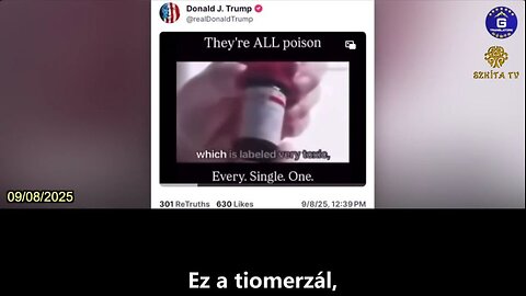 Trump közzétett egy videót az oltásokról, "Mindegyik mérgező. Minden.Egyes.Darab" felirattal