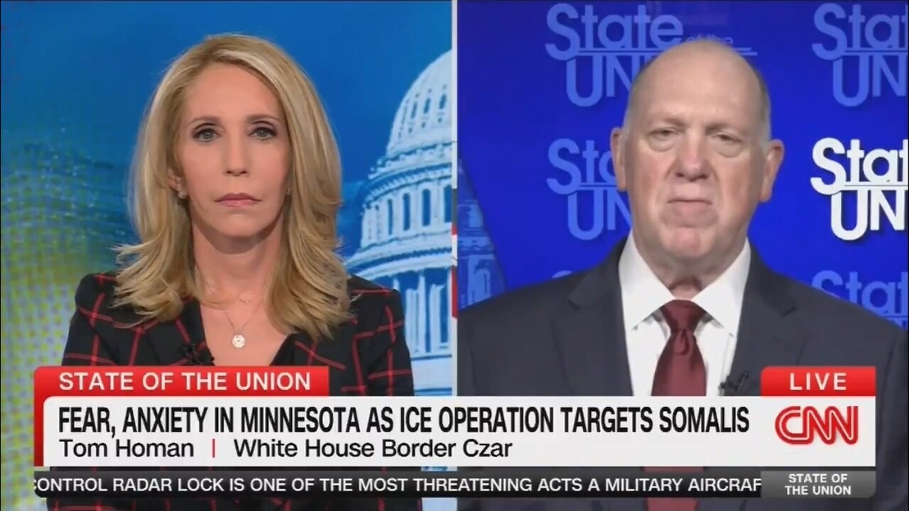 CNN Host Accuses Border Czar of Spreading Fear in Minnesota on Purpose