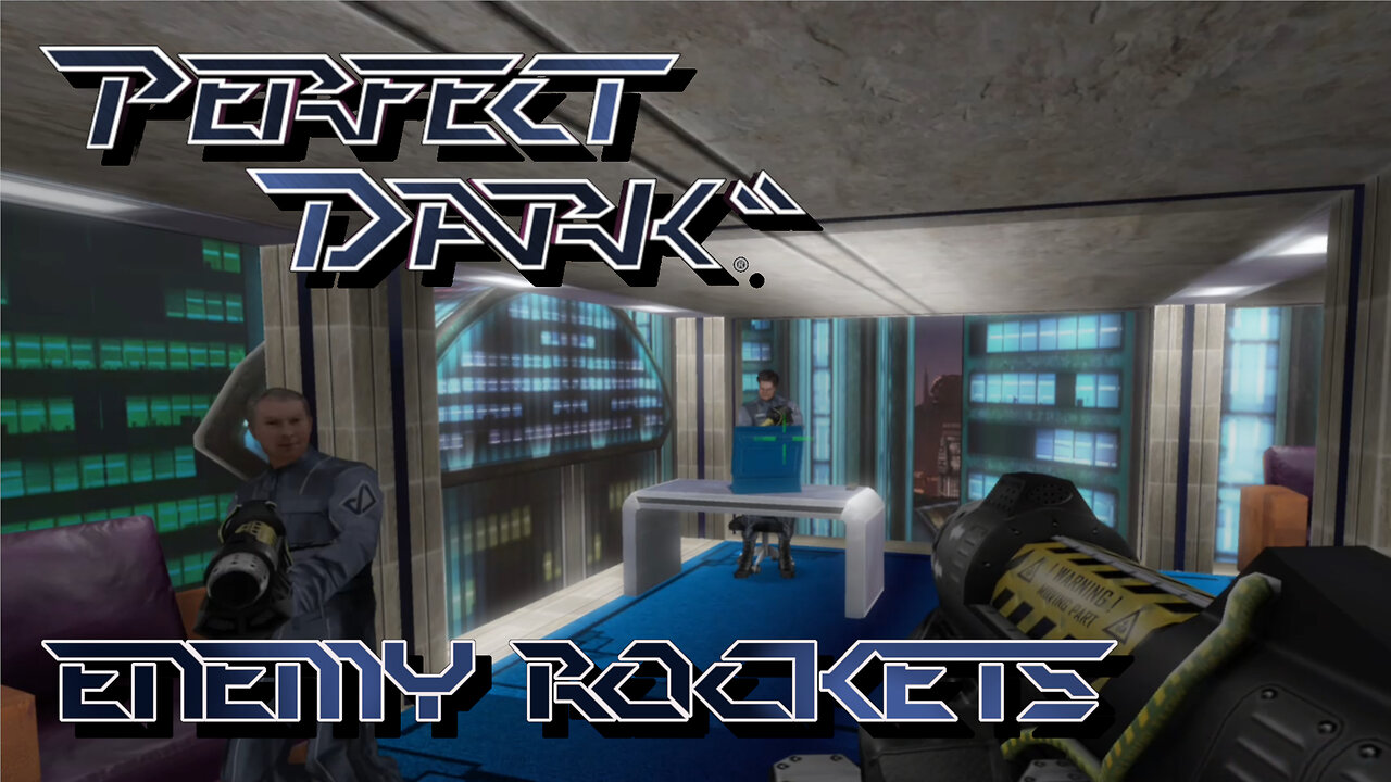 Perfect Dark XBLA [Enemy Rockets] dataDyne Central: Defection - Perfect Agent