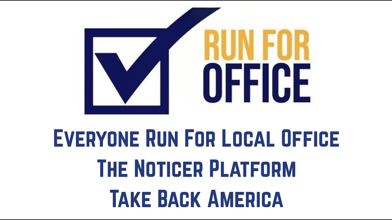Everyone Run For Local Office: Take Back America by Frankie Stockes (Audio Only)