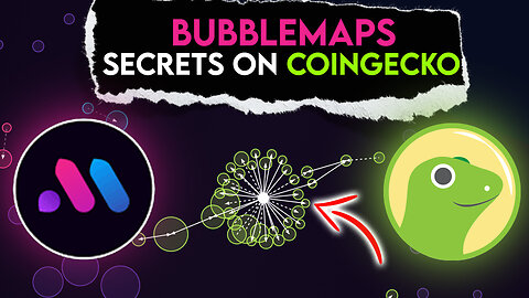Bubblemaps Secrets on CoinGecko: Spot Smart Money. $BMT InfoFi