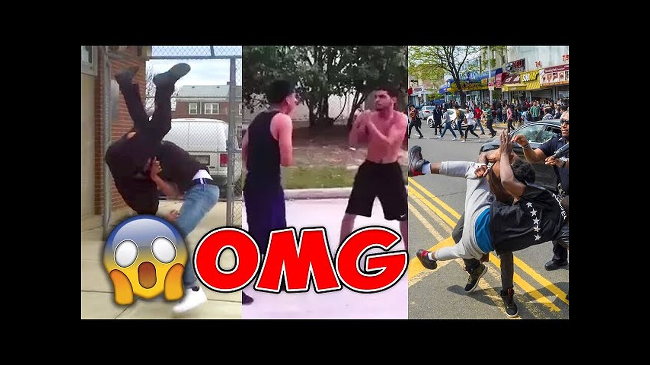 Crazy Street Fight knockout Compilation