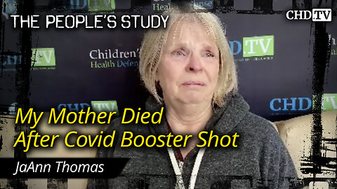 My Mother Died After Covid Booster Shot