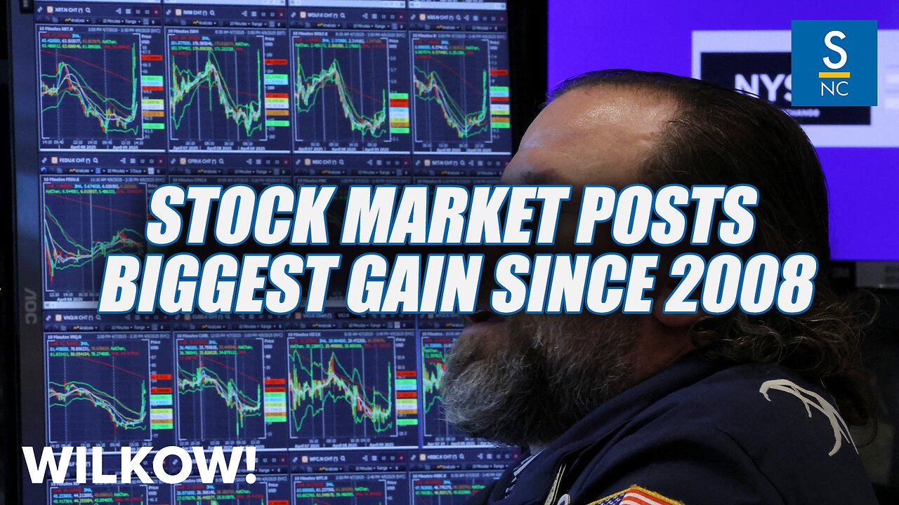 The Stock Market Posts Biggest Gain Since 2008